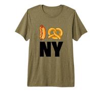Cool New York Food, Cool New York City Illustration Graphic Camiseta Premium