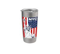 Cool New York Statue of Liberty, This is My New York City Vaso térmico de acero inoxidable de doble pared