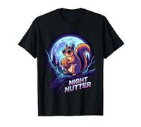 Cool Night Nutter Squirrel con Gafas de Sol bajo la luz de la Luna Camiseta