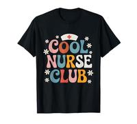 Cool Nurse Club Nursing Student Appreciation Week Groovy Camiseta