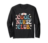 Cool Nurse Club Nursing Student Appreciation Week Groovy Manga Larga