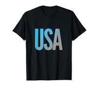 Cool One Word Text of USA For Americans Estados Unidos Lover Camiseta