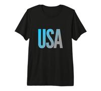 Cool One Word Text of USA For Americans Estados Unidos Lover Camiseta Premium