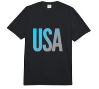 Cool One Word Text of USA For Americans Estados Unidos Lover Comfort Colors Adult Heavyweight T-Shirt