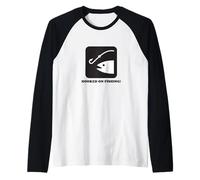 Cool Outdoor Fishing Hooked on Fishing! Camiseta Manga Raglan