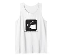 Cool Outdoor Fishing Hooked on Fishing! Camiseta sin Mangas