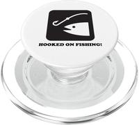 Cool Outdoor Fishing Hooked on Fishing! PopSockets PopGrip para MagSafe
