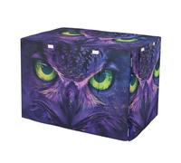 Cool Owl - Funda transpirable para jaula de perro con ventanas de malla, reduce los ladridos, talla XL