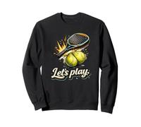 Cool Padel Lets Play - Raqueta Ball Splash Fun Graphic Sudadera