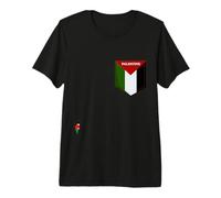 Cool Palestine Flag in The Pocket, I Love Palestine Graphic Camiseta Premium
