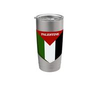 Cool Palestine Flag in the Pocket, I Love Palestine Graphic Vaso térmico de acero inoxidable de doble pared