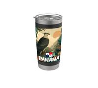 Cool Panamá Arpía Águila en Naturaleza Ver Traje Vaso térmico de acero inoxidable de doble pared