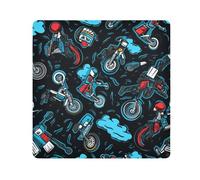Cool - Paño autoadhesivo mágico para cámara de motocicleta, protector de lente antiarañazos, bolsa de tela para maquillaje, 35 x 35 cm, multicolor, 17.7x17.7in, moderno