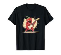 Cool Paprika Mecedora la Guitarra Eléctrica para Niños y Niñas Camiseta