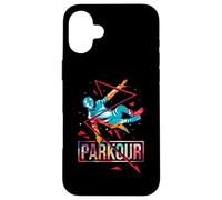 Cool Parcouring Parkour Deportista Extremo Carcasa para iPhone 16 Plus