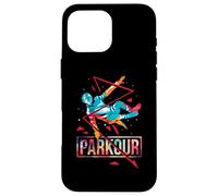 Cool Parcouring Parkour Deportista Extremo Carcasa para iPhone 16 Pro Max