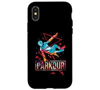 Cool Parcouring Parkour Deportista Extremo Carcasa para iPhone X/XS