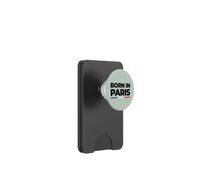 Cool Paris France, Proud Born in Paris Illustration Fashion PopSockets PopWallet para MagSafe
