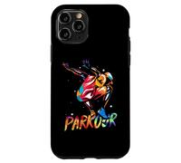 Cool Parkour Freerunning Deporte Extreme Parkour Runner Carcasa para iPhone 11 Pro