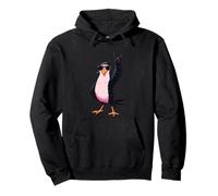 Cool Penguin Rock On Funny Bird Lover Graphic Gafas de Sol Sudadera con Capucha