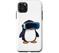 Cool Penguin VR Gamer Entusiasta de la Realidad Virtual Carcasa para iPhone 11 Pro MAX