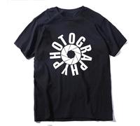 Cool Photo Graphy Print Men T Shirt Black XL