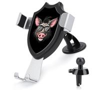 Cool Pigs - Soporte universal para teléfono para parabrisas de coche, diseño de jabalí con gafas