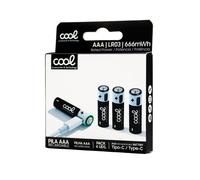 Cool pilas alcalinas recargables tipo-c aa lr6 (pack 4 uds)