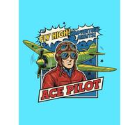 Cool Pilot Aviation Composition Notebook for Adults Kids Boys Girls Teens 110 Pages College Ruled 7.5 x 9.25 Lined Paper Composition Book: Cute ... Future Pilot School Students Retired Pilots