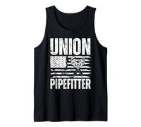 Cool Pipefitter Art para Hombres Mujeres Plumber Tool Steamfitter Camiseta sin Mangas