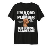 Cool Plumber Art for Men Dad Plumbing Gag Pipefitter Plumber Camiseta Premium