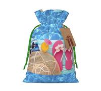 Cool Pool Water Christmas Bag Gifts Happy Halloween Snacks Basket Drawstring Wedding Favor Packaging Party