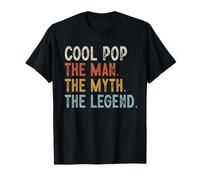 Cool Pop The Grandpa The Myth The Legend Día del Padre Vintage Camiseta