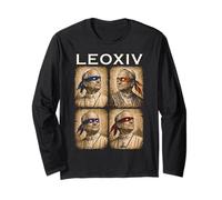 Cool Pope León XIV Throwback Ninja Retro Vintage Streetwear Manga Larga