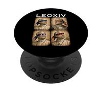 Cool Pope León XIV Throwback Ninja Retro Vintage Streetwear PopSockets PopGrip Adhesivo