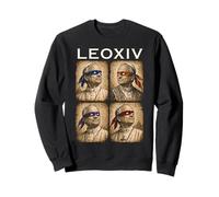 Cool Pope León XIV Throwback Ninja Retro Vintage Streetwear Sudadera