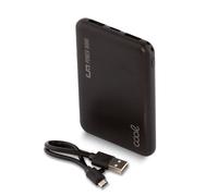 Cool Power Bank 5000 MAh Leather Negra