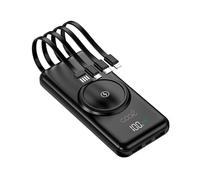 Cool Powerbank 10.000 mAh 4 Conexiones + Carga Inalámbrica Negro