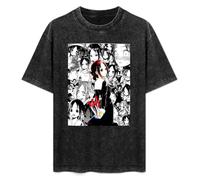 Cool Print Cotton Funny TS Kaguya Sama Love Is War Miyuki Kaguya Shinomiya Fujiwara Anime Men Fashion Streetwear T-Shirt Black XL