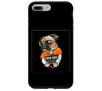 Cool Pug - Pug con gafas y esposas Carcasa para iPhone 7 Plus/8 Plus