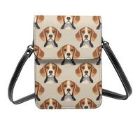 Cool Puppy Print - Bolso cruzado pequeño para mujer, bolsos pequeños de cuero para teléfono celular