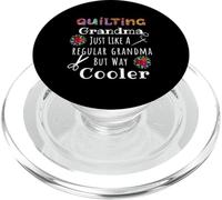 Cool Quilting Grandma for Stylish Creative Crafty Grandmas PopSockets PopGrip para MagSafe