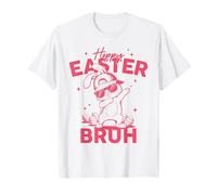 Cool Rabbit Dabbing Bunny Pascua 2025 Egg Hunt Hoppy Bruh Camiseta