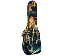 Cool Racer Road Speed Print - Funda acolchada para ukelele de concierto de 23 pulgadas, impermeable y duradera, Multicolor 01, 25.9x9x3.1in/66x23x8cm, Organizador de bolsas