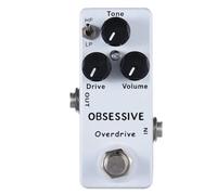 COOL RACING CR Obsessive Overdrive Mini Pedal de Efecto de Guitarra True Bypass Full Metal Shell Accesorios de Piezas de Guitarra