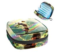Cool Rainbow Cloud - Bolsa de almacenamiento portátil para servilletas sanitarias, Varios colores, 4.7x6.6x6.6 in/12x17x17 cm