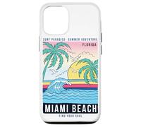 Cool Reto Miami Beach, Miami Outfit Moda Diseño Gráfico Carcasa para iPhone 12/12 Pro