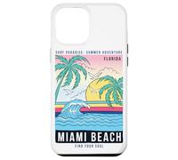 Cool Reto Miami Beach, Miami Outfit Moda Diseño Gráfico Carcasa para iPhone 12 Pro Max