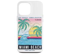 Cool Reto Miami Beach, Miami Outfit Moda Diseño Gráfico Carcasa para iPhone 13 Pro Max