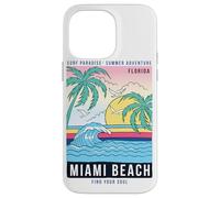 Cool Reto Miami Beach, Miami Outfit Moda Diseño Gráfico Carcasa para iPhone 14 Pro Max